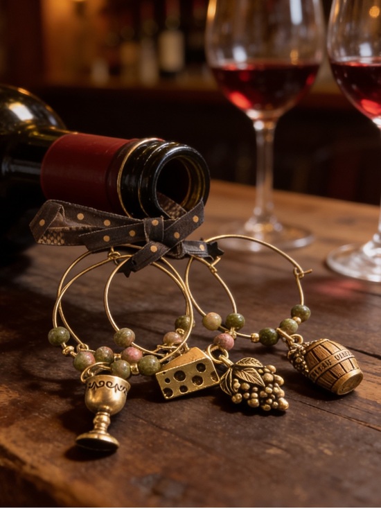 Other - Wine Bottle Charms Set